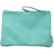 Wholesale - Teal Vegan Leather Wristlet C/P 96, UPC: 885114878987